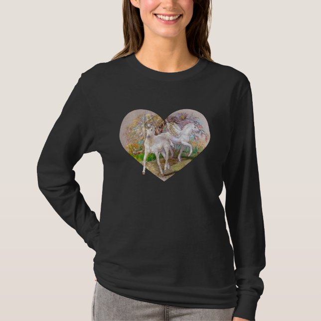 Shirt - Unicorn Pegasus Heart (Front)