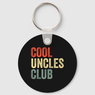 Shirt Vintage Cool Uncles Club Funny Fathers Day  Key Ring