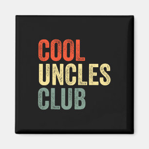 Shirt Vintage Cool Uncles Club Funny Fathers Day Magnet