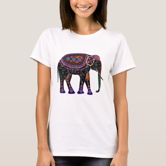 Shirt with black Elephant