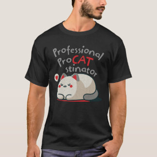 Shirt with Professional Procatstinator on it