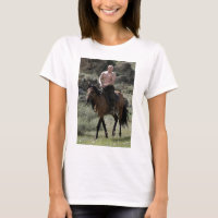 Shirtless Putin Rides a Horse