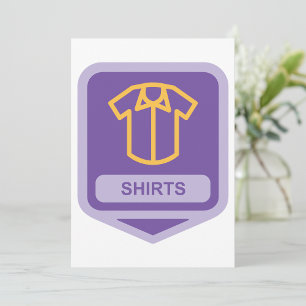 Shirts Icon Invitations