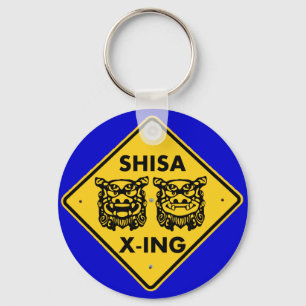 Shisa X-ing Key Ring