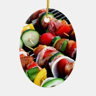 Shish Kebab Ceramic Tree Decoration