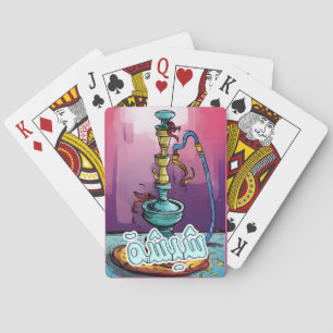 Shisha Hookah Arabic Coffee Shops- شيشة Playing Cards