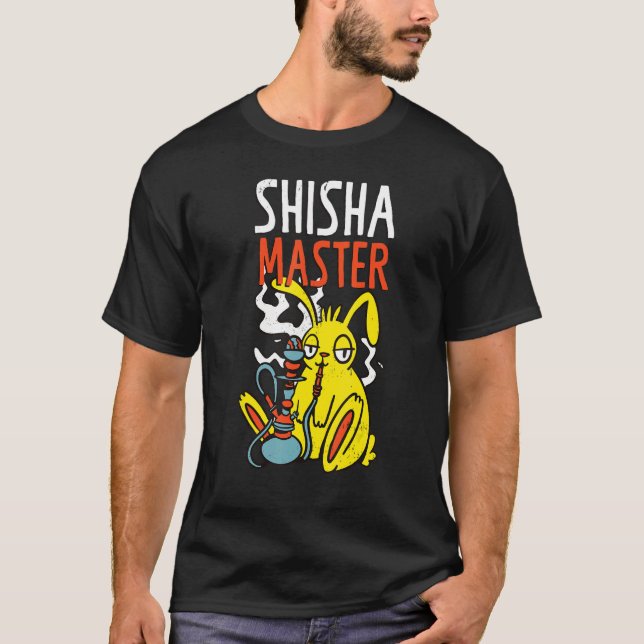 Shisha Master Shisha Hookah Smoking T-Shirt (Front)