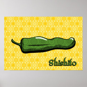 Shishito Chilli Pepper Poster