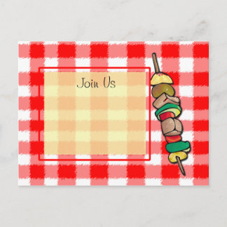 shishkabob postcard
