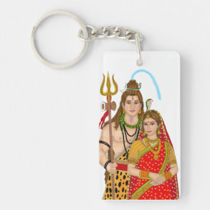 Shiv Parvati Keychain