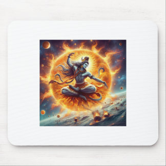 Shiva and the Sun Mouse Mat