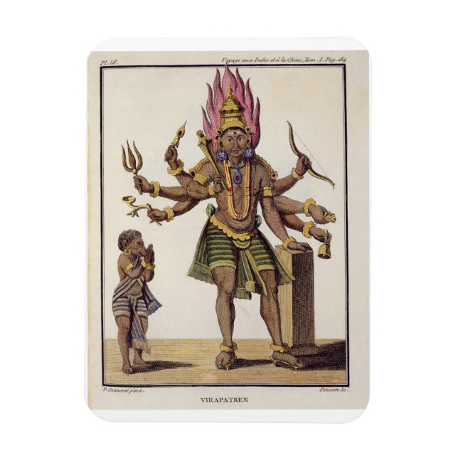 Shiva as Virapatren, Lord with the ill-formed Evil Magnet (Vertical)