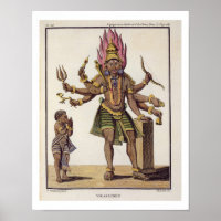 Shiva as Virapatren, Lord with the ill-formed Evil