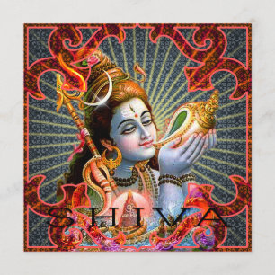 SHIVA card, greeting, invitation