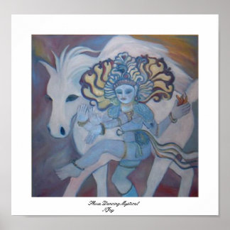 Shiva Dancing Mystical Poster