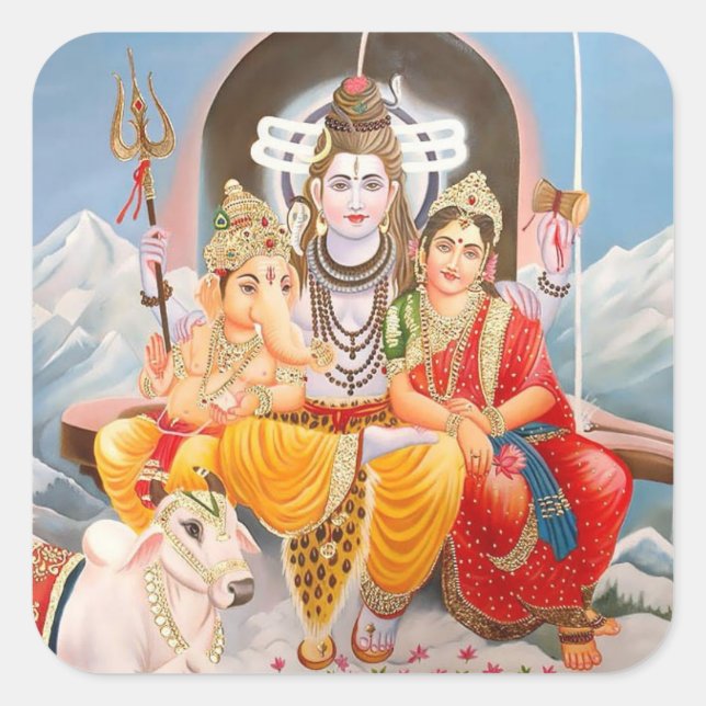 Shiva Family Stickers (Front)