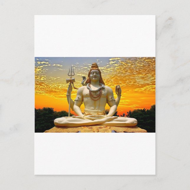 SHIVA HINDU GOD POSTCARD (Front)