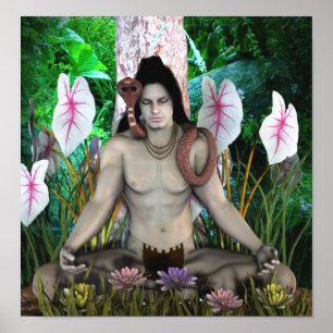 shiva hindu god poster from 14.95