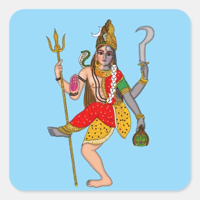 Shiva Kali Sticker (Front)