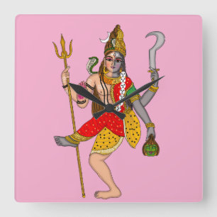 Shiva Kali Wall Clock