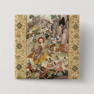 Shiva killing the Demon Andhaka, c.1585-90 15 Cm Square Badge