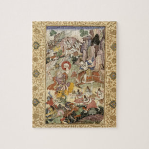 Shiva killing the Demon Andhaka, c.1585-90 Jigsaw Puzzle