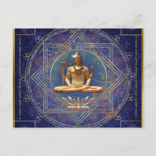 Shiva Mahamrityunjaya - Health, Peace & Prosperity Postcard