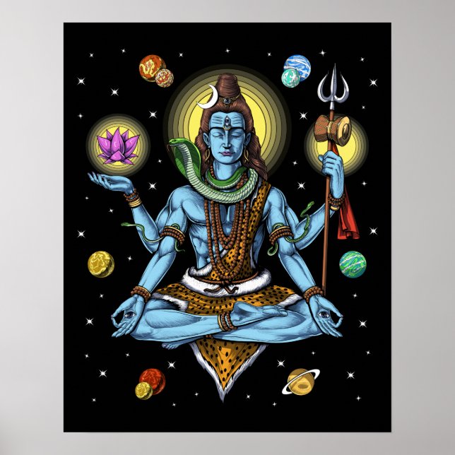 Shiva Meditation Poster (Front)