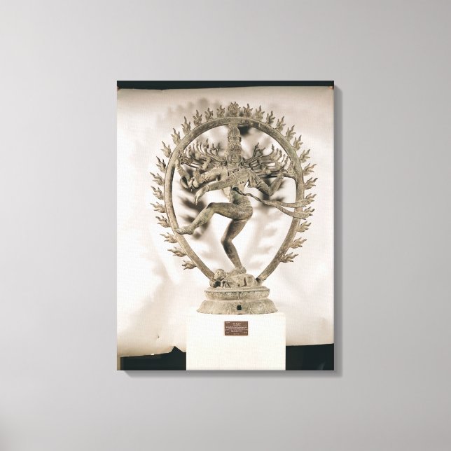 Shiva Nataraja, Dravidian Canvas Print (Front)