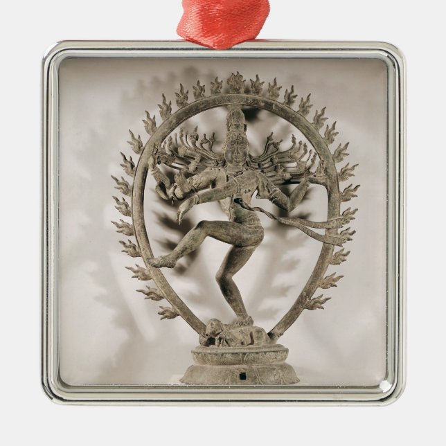 Shiva Nataraja, Dravidian Metal Tree Decoration (Front)