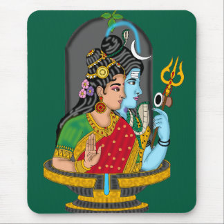 Shiva Parvati – Divine Love & Blessings Mouse Mat