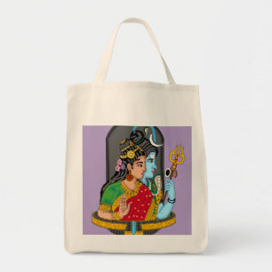 Shiva Parvati Tote Bag – Divine Couple of Harmony 