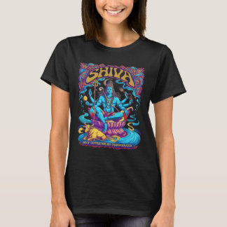 Shiva Print Hindu God Mens Womens Spiritual Tops 