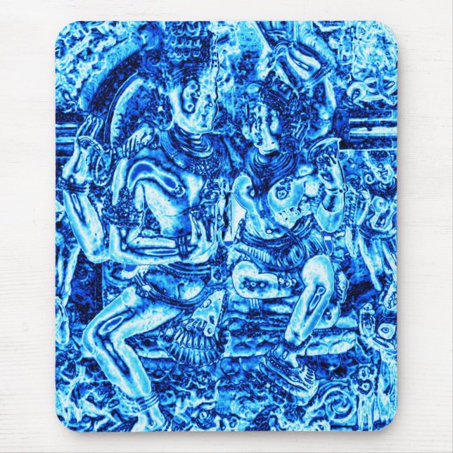 Shiva & Shakti Embrace Mouse Mat (Front)