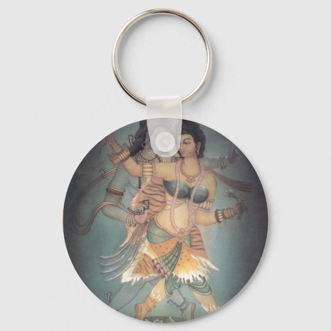 shiva-shakti.jpg key ring (Front)