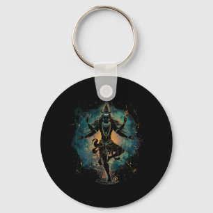 Shiva Spiritual Hindu God Tandava Dance Yoga Medit Key Ring