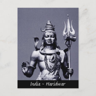 Shiva Statue, Deity Haridwar / India Postcard