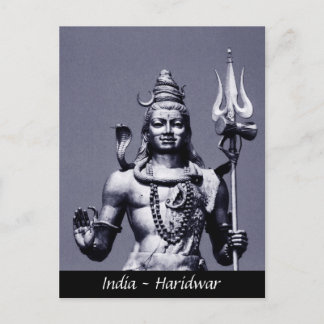 Shiva Statue, Deity Haridwar / India Postcard