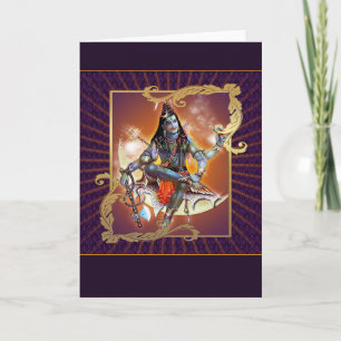 Shiva - Sunset Glow - Card, Greeting, Note Card