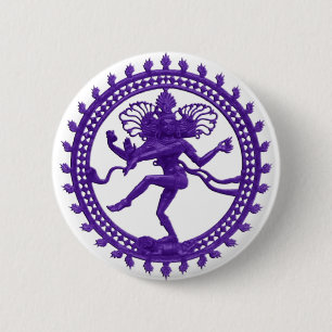 Shiva the Cosmic Dancer 6 Cm Round Badge