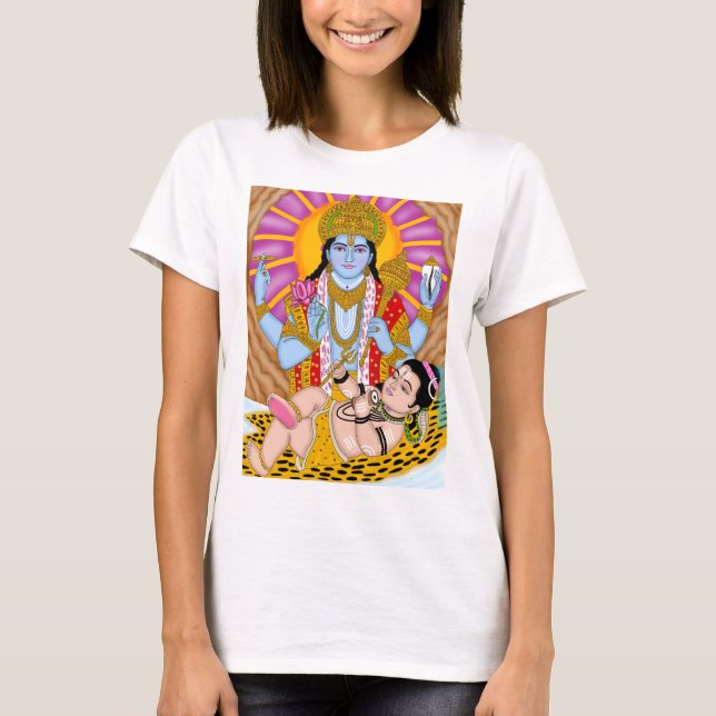Shiva & Vishnu T-Shirts – Spiritual Wear for Devot (Front)