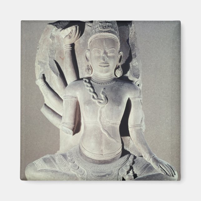 Shiva with ten arms, from Thap Banh It Temple, Magnet (Front)