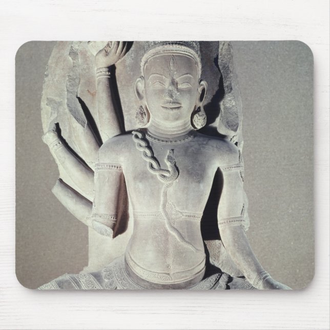 Shiva with ten arms, from Thap Banh It Temple, Mouse Mat (Front)