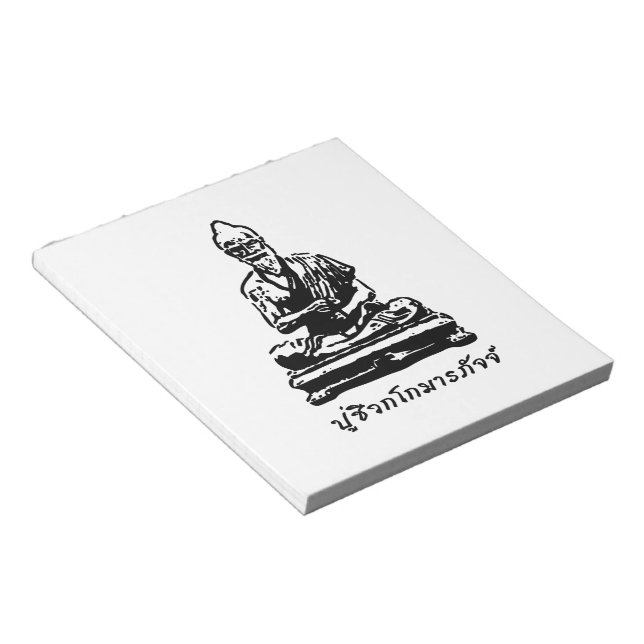 Shivago Komarpaj Buddha of Thai Massage Notepad (Angled)