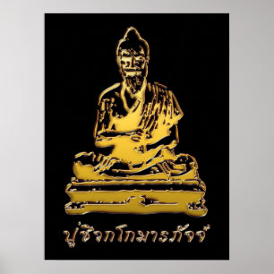 Shivago Komarpaj Buddha of Thai Massage Poster