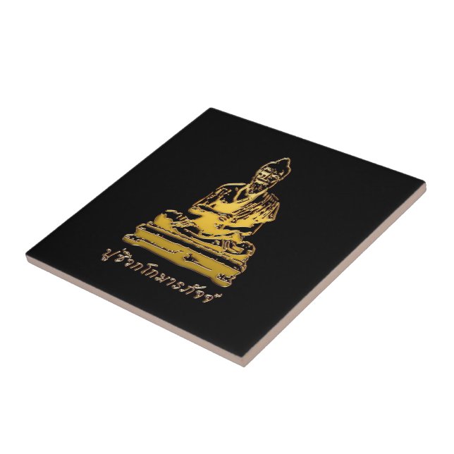 Shivago Komarpaj Buddha of Thai Massage Tile (Side)
