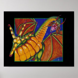 Shivan Dragon Poster