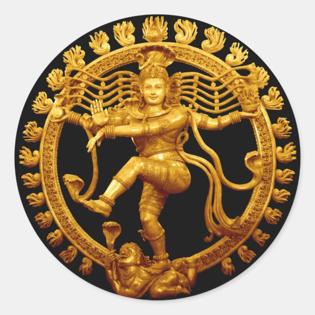 Shiva's Dance Classic Round Sticker (Front)