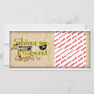 SHIVER ME TIMBERS! Text with Pirate Chest