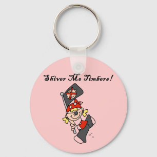 Shiver Me Timbers Tshirts and Gifts Key Ring